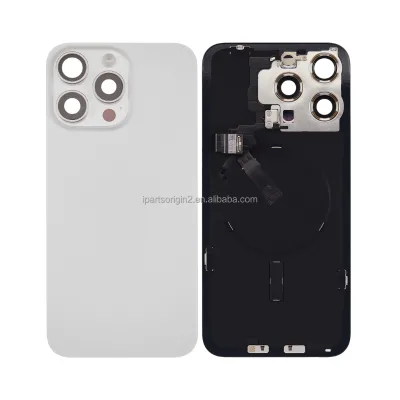 OEM Back Glass 6.1 inches Pre-Installed Plate and Camera Frame and Lens Rear Back Glass for iPhone 15 Plus 15P 15PM