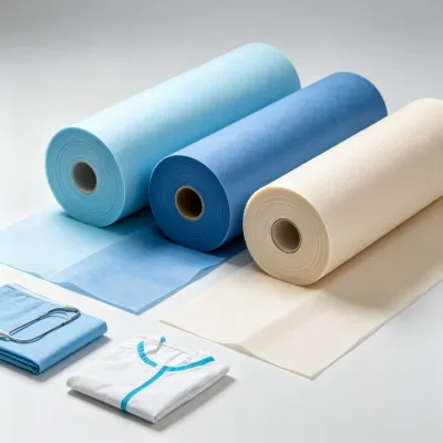 Antibacterial & Flame-Retardant 100% Polypropylene Mesh Non-Woven Fabric for Hospital Curtain Application