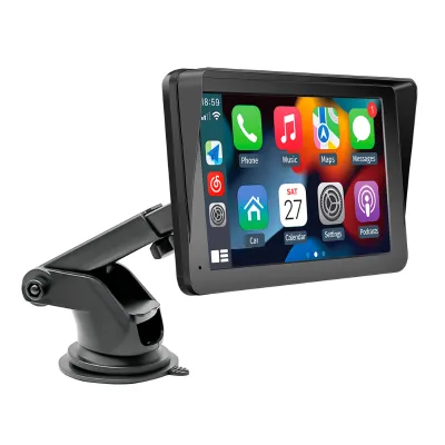 HE-211 Car Mp5 Player 7 Inch Carplay Multimedia Radio Fm Bt Radio Display Android Auto Wireless Screen Car Monitor
