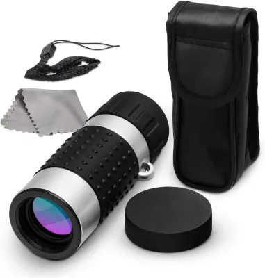7X18 Monocular Telescope High Definition Ultra Light Pocket Monocular Telescope for Adults,High Powered Handheld Telescope