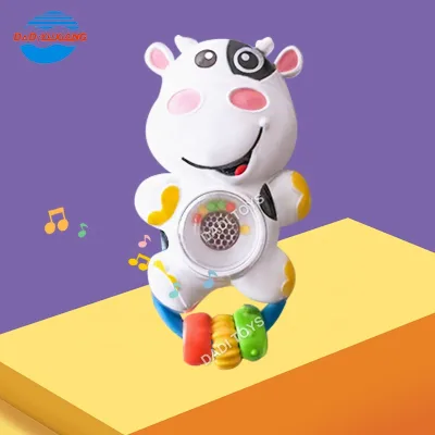 Cartoon Animal Soft Music Hand Bell Baby Learning Toys, Teether Early Educational Cute Baby Rattle