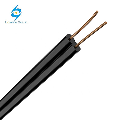 Aerial Cables Drop Wire Parallel 2 core Telephone Cable Copper Steel Wire 1.0mm