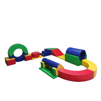 Customized Toddler Soft Play Package with Soft Play Ball Pit and Soft Play Steps for Babies