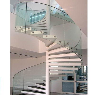 Safety Stairs with Roof Top Stairs Spiral Staircase Glass Railing
