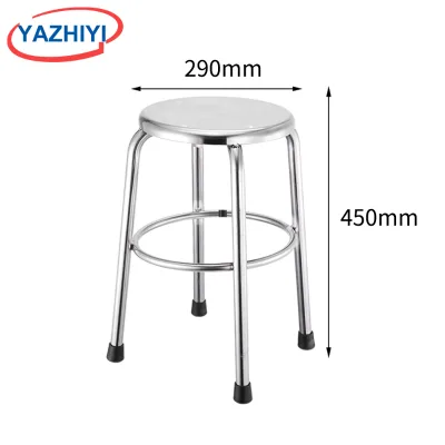 Ergonomic Industrial-Style Stainless Steel Laboratory Chair Computer Lab Furniture Commercial Use Hospitals Schools Workshops