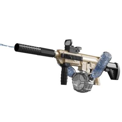 High-Pressure M416 Automatic Electric Water Gun General Purpose Plastic Long-Range Shooting Lights New Generation