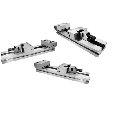 HLTNC 4/5/6/7/8 Inches GT100A Pneumatic Precision Combination Flat Jaw Bench Vise for CNC Machine