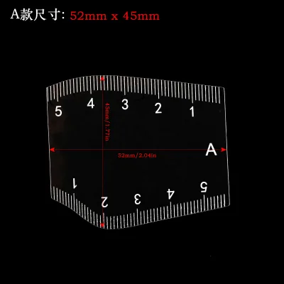 5pc/bag Eyebrow Mapping Tool Semi-Permanent Makeup Reusable Eyebrow Shaper Stencil Kit Eyebrow Measure Ruler Quick Mapping Card