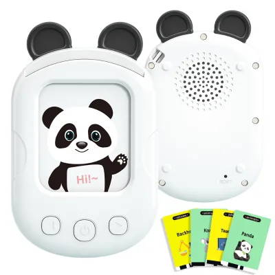 112 Cards Educational Talking Flash Cards Cognitive Learning Machine Early Education Reader Montessori Toddler Kids Toy