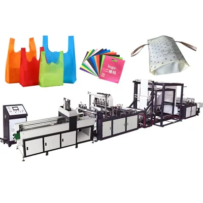 Full Automatic Non Woven Fabrics Bag Vest Bag Making Machine