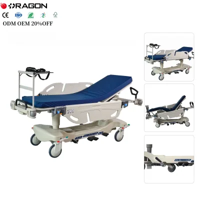 New Manual Hospital Patient Emergency Transfer Stretcher Medical Transport Ambulance Trolley