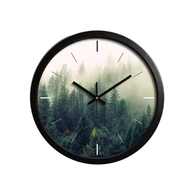 Silent Sweep Promotion Wall Clock for Living Room
