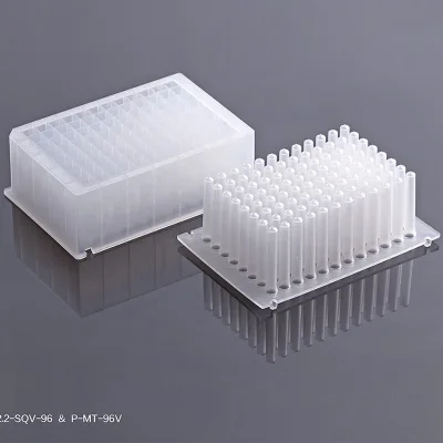 polypropylene Laboratory consumablesn labware 96 tip column DNA/RNA and Pyrogen free 96 Tip comb