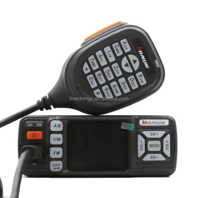 BAO JIE BJ-318 VHF UHF Dual Frequency Single/Dual Receiver Mobile Upgrade 10W Output Power FM Analog Car 6-15km IPX-1 Water 256
