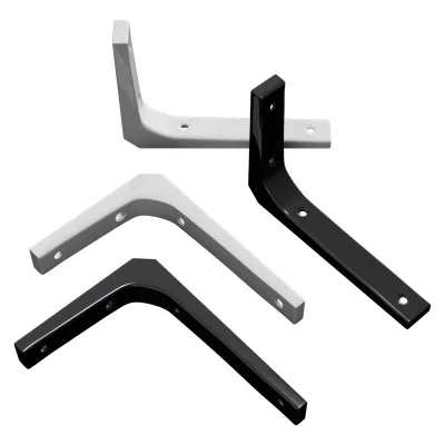 Right Angle Iron Storage Rack Furniture Partition Wall Support L-Shaped Aluminium Triangle Shelf Bracket Stainless Brackets