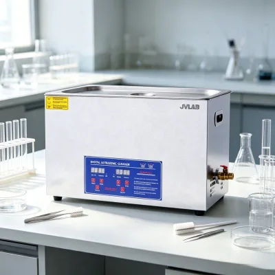 Portable Digital Ultrasonic Cleaner 2-30L Laboratory Dental Machine Heater for Household Use Watches Jewelry Coin Care OEM