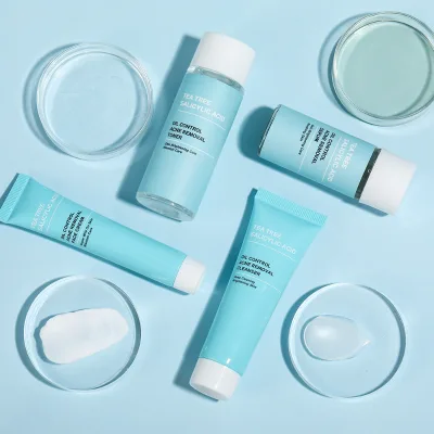Korean Skin Care Set Private Label Skin Moisturizing Care and Reduce Oil Secretion Set