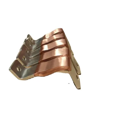 Flexible Busbar Parts High Current Copper Soft Connection Disconnector Polymer Welding Copper Normal Temperature T2 Red Copper