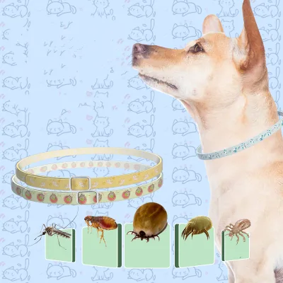 Adjustable Natural Oil Flea Tick Prevention Cats Collar Mosquito Repellent Anti Flea and Tick Pet Collar