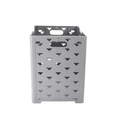 Bathroom Dirty Clothes Storage Portable Plastic Folding Laundry Baskets
