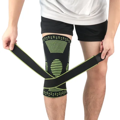 Thickened Nylon New Product Adjustable Compression Strap Knee Brace for Woman Man