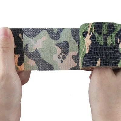 Camouflage Print Self-adhesive Elastic Bandage Colored Waterproof Non-woven Cohesive Bandage
