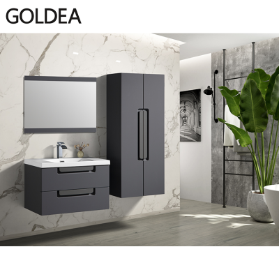 Modern Style Economic Bathroom Cabinet Bathroom Vanity for Apartment