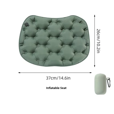High Quality Waterproof Outdoor Foldable Seat Cushion Inflatable Air Cushion High Comfort Seat Pad