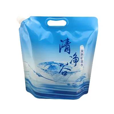 BPA Free 5L 10L foldable alkaline outdoor water bag for drinking