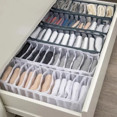 Clothes Storage Organizer Cabinets Drawers Separator for Bedroom Drawers Storage Box Wardrobe Organizer for Socks Underwear