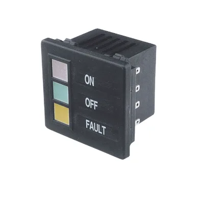 Manufacturer's Three-Color Indicator Light Red Green Blue Colors Plastic Product Category