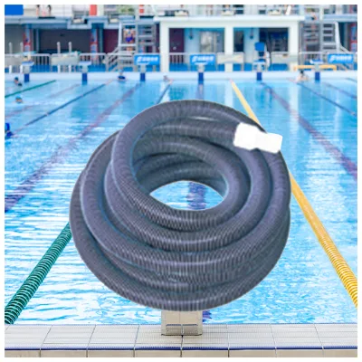 EMAUX Cleanwell High Quality 9m X 1-1/2\" Blow Molded Vacuum Swimming Pool Cleaning Hose Factory Standard Cuff