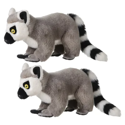 Wholesale Custom Realistic Wild Plushies Soft Stuffed Animal Plush Stuffed Lemur Toy Plush Lemur Toy