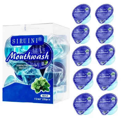 Mint Refreshing Eco Friendly Mouthwash Cups Mini Mouthwash