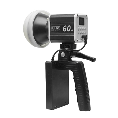 Photographic Photo Shooting COB Light Lamp 60W Bi Color Handheld Portable Studio Video LED Continuous Lighting Film Photography
