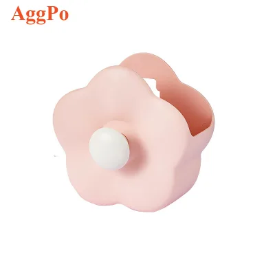 Make up Brush Holder Flower Toothbrush Holder Cosmetic Storage Box Pen and Pencil Holder Desktop Organizers