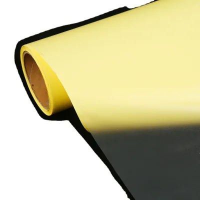 Aoli 50/60/80/100 Micron Yellow White Liner Glossy Matte Pvc Self Adhesive Cold Lamination Film