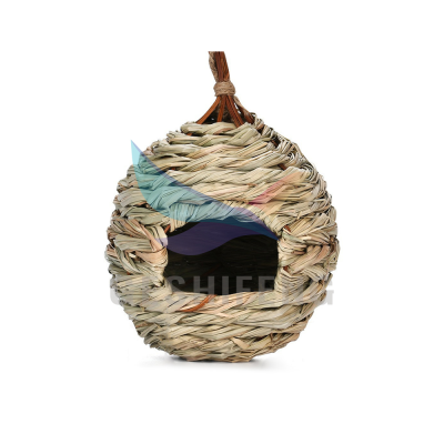 Grass House, Natural Grass Cage, Woven Bird Nest