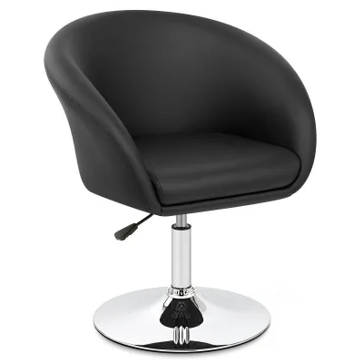 High Quantity Black Color Adjustable Height  Lounge Bar Chair