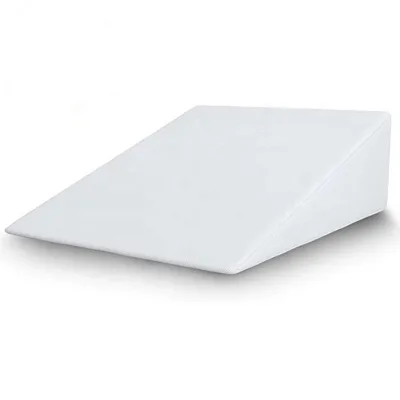 Bed Premium Wedge Pillow High-Density Memory Foam Pillow With Removable Cover