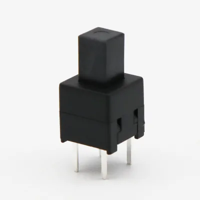 KFC-6X6   4pins  10 MA 250V  black button micro press-key switch