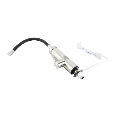 360 Rotatable Bathroom Kitchen Heating Tap Cold Hot Water Faucet Tankless Electric Hot Water Heater Faucet with Digital Display