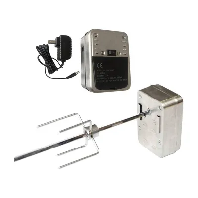 Barbecue Grill Motor Stainless Steel Black Painting Electric Rotisserie Motor Kit for BBQ Grill
