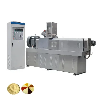 Popular Selling Instant Rice Facility Nutritional Rice Making Facility Extruder Puff Porridge Production Line