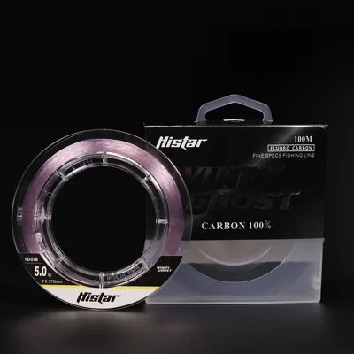 Fluorocarbon Fishing Line High Strength Abrasion Resistant 100M Quick Sink HASIDA High Ratio Saltwater Freshwater