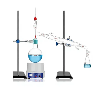 All-Glass Distillation Apparatus Bio-CD2833 for Laboratory Use Pure Water Extraction Distiller