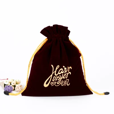Cheap white mini velvet storage bags or velvet jewelry envelope pouch
