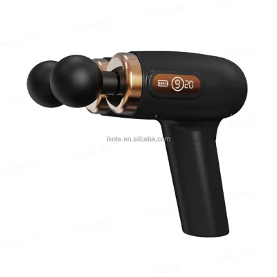 Dual-Sided LCD Screen Dual Head Muscle Relaxing Massage Gun Fitness-Specific Vibration Relief Tool
