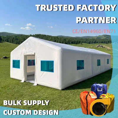 Portable Large White Inflatable Tents Advertising Giant Inflatable Church Tent for Outdoor Events