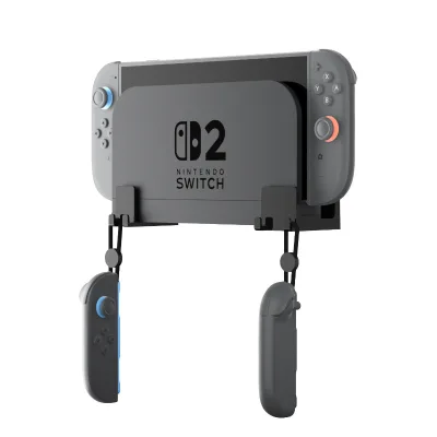 AOLION AL-NS2599 Transparent Black Wall Mount Storage Bracket for Switch Lite Controller Holder Base Rack